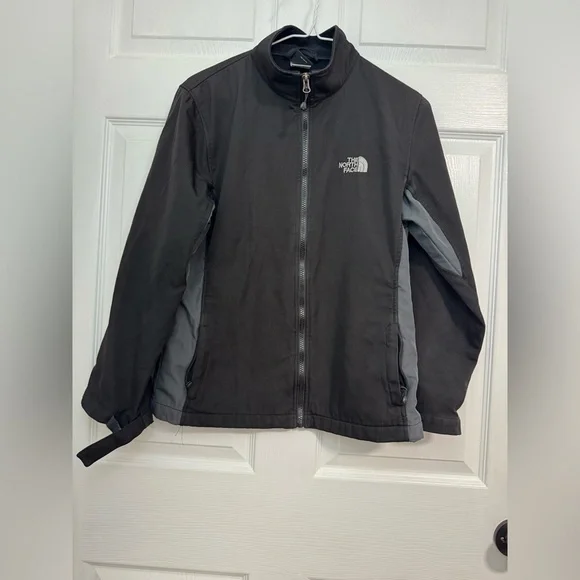 The North Face Kids Black and Gray Jacket