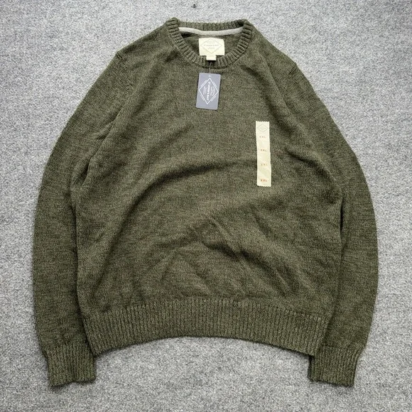 NWT St John's Bay Men's Knit Sweater Green Size XXl
