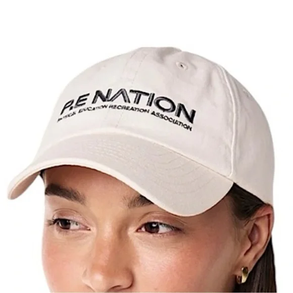 NWT P.E Nation Homage Cap Cream Hat