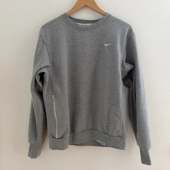 Nike Standard Issue Dri-FIT Team Basketball Crewneck Grey DQ5820-063 Small
