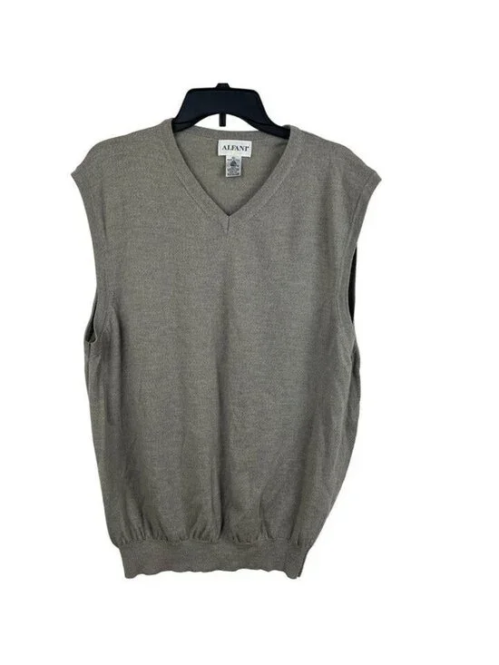 Alfani Men Sleeveless V- Neck Sweater Size XL
