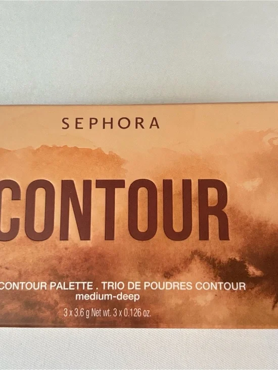 Sephora Medium Deep Contour Palette Soft Glam Makeup Bronze Sculpt New/Sealed