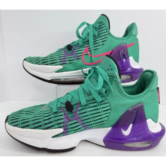Nike LeBron Witness 6 Emerald Berry South Beach James Gang Shoes Mens 8 CZ4052-3