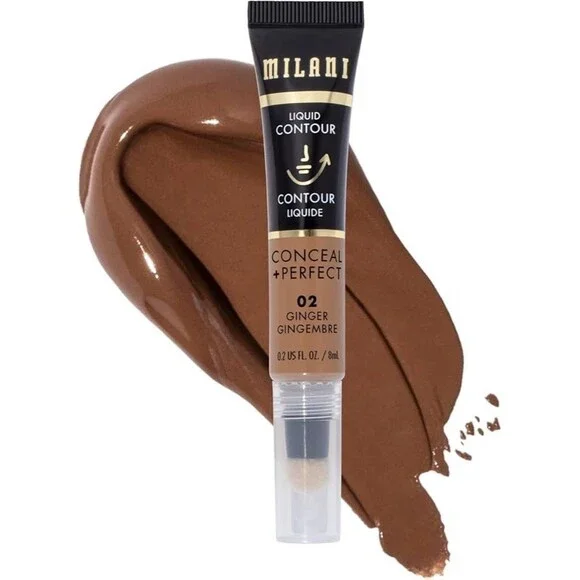 Milani Liquid Contour Conceal + Perfect, #02 Ginger 0.2 fl oz 8ml New Sealed