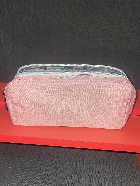 Della Cao Pink Double-Zip Pouch