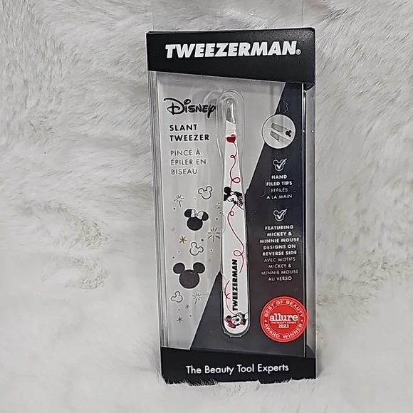 Tweezerman Disney's Mickey Mouse and Minnie Mouse We Got Ears Slant Tweezer