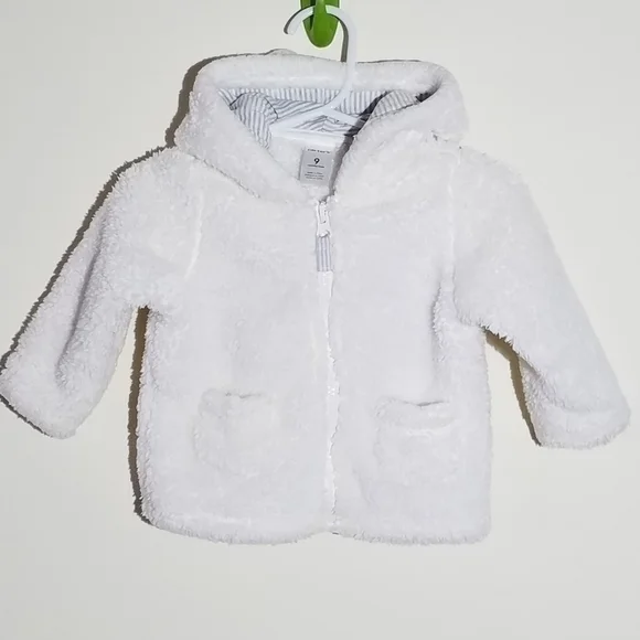 Carter's Plush Zip Up Bear Hooded Jacket 9m