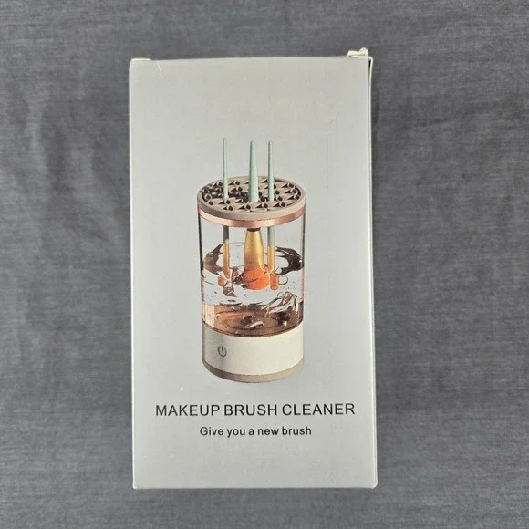 Electric Makeup Brush Cleaner Machine Automatic Spinner USB Powered NEW