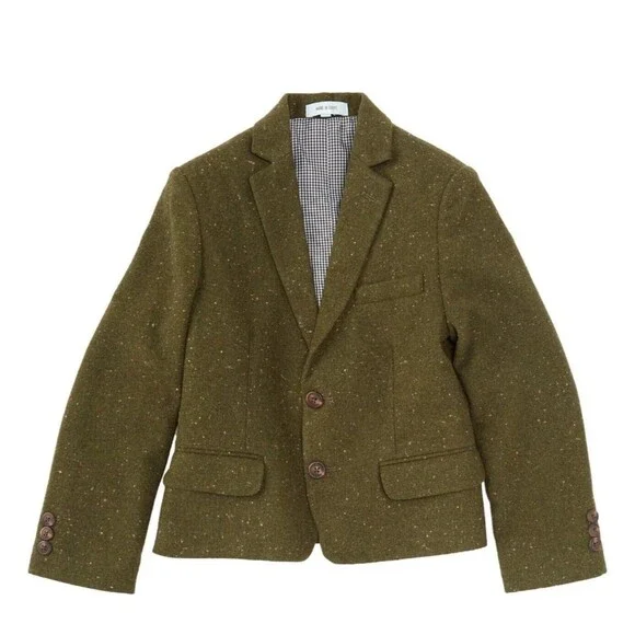 Class Club big Boys Blazer wool jacket blazer size L 10/12 Dillards olive