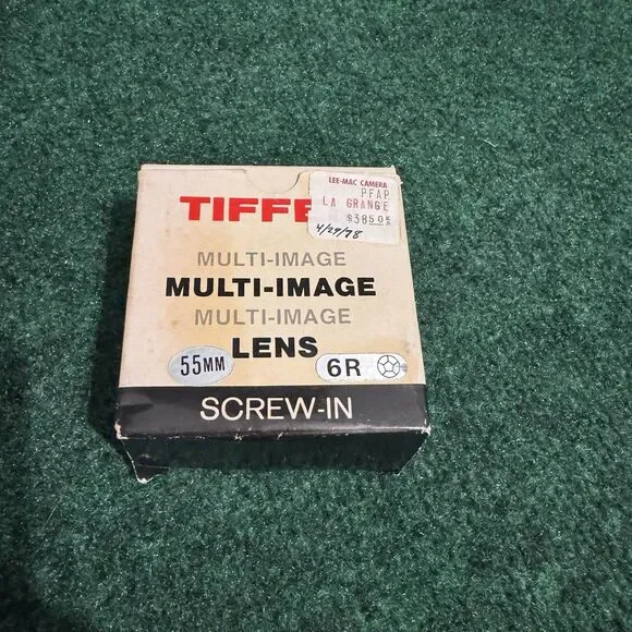 Vintage TIFFEN 5R MULTI-IMAGE 55mm Filter Lens with Case - Japan