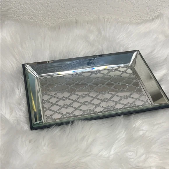 Chic Silver Vanity Tray