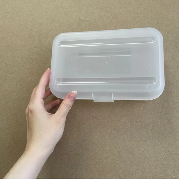 Staples Pencil Box, clear