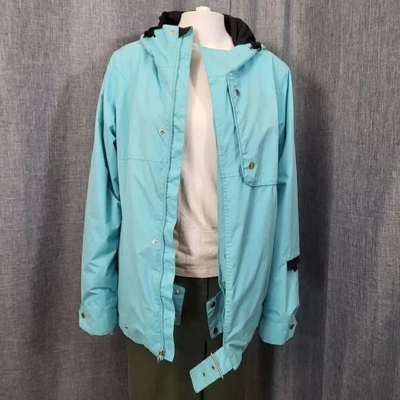 BURTON Mutiny DryRide Insulated Snowboard Jacket Aqua Blue Teen Girl's L