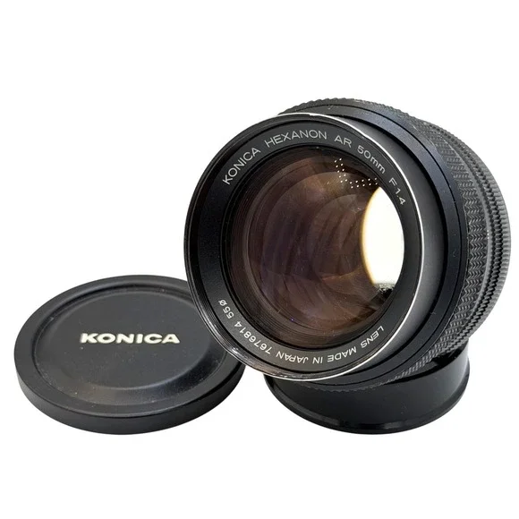 Konica Hexanon AR 50mm f1.4 Vintage Prime Lens for Repair Fungus Haze Japan