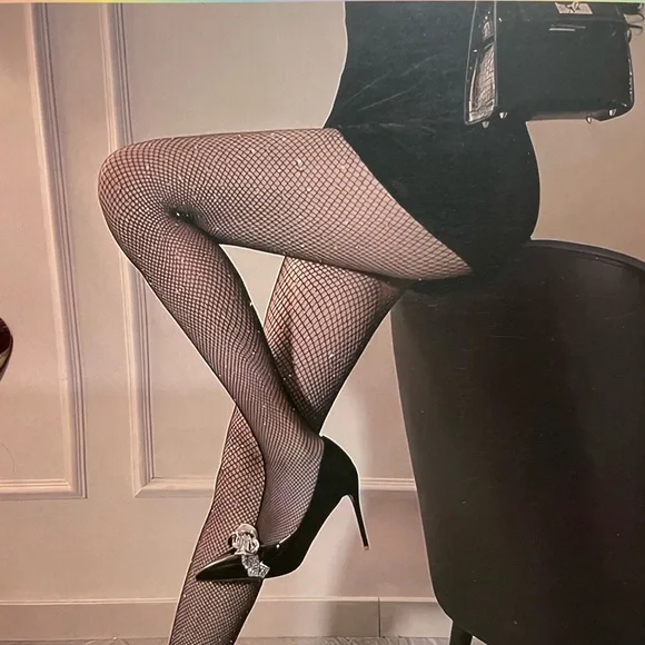 Elegant‎ Black Fishnet Tights