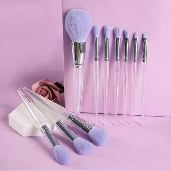 Purple piece Brush Set