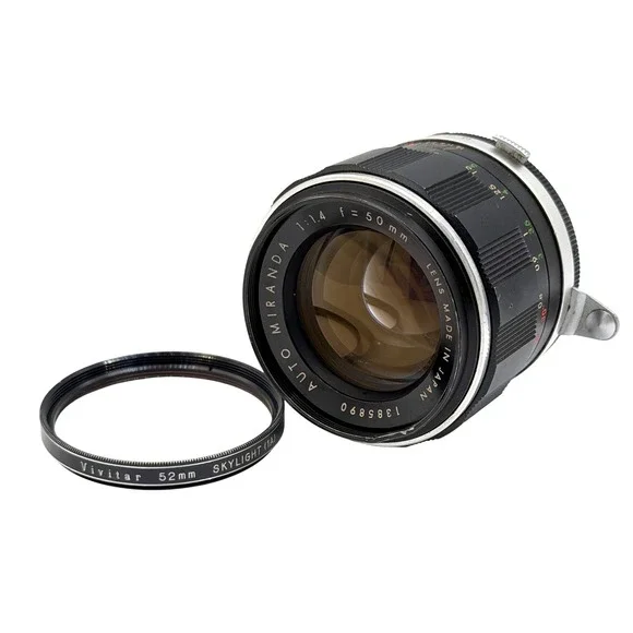 Auto Miranda 50mm f1.4 Vintage Prime Lens Japan for Miranda Mount Fungus Read