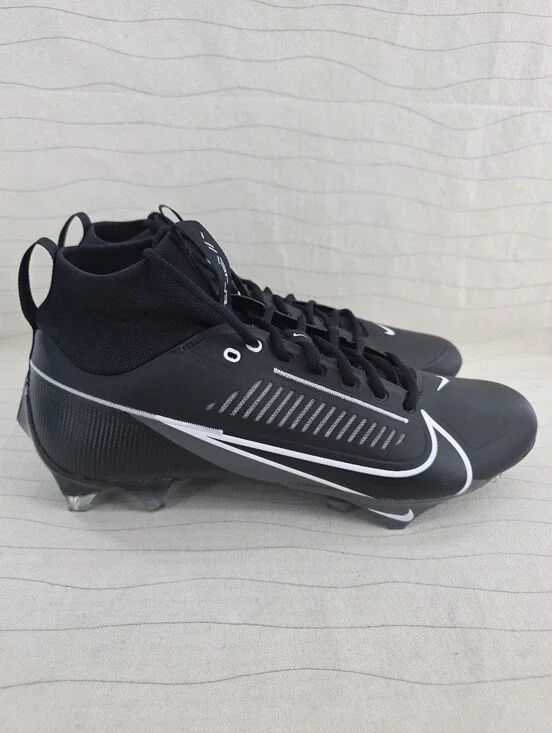 Nike Mens Vapor Edge Pro 360 2 Black Grey Football Cleats DA5456-010 Size 12.5