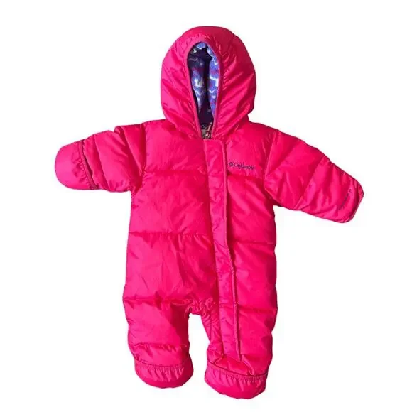 Columbia Baby Snowsuit in Bright Pink Size 3-6 months NEW NWT