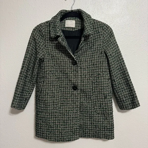 Zara Kids Wool Blend Blazer Jacket