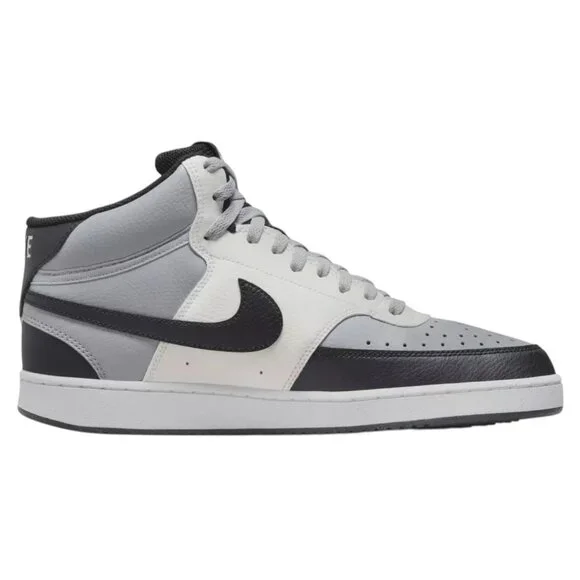 Nike Court Vision Mid Next Nature DN3577-002 Light Smoke/Black/Sail Mens Size 10