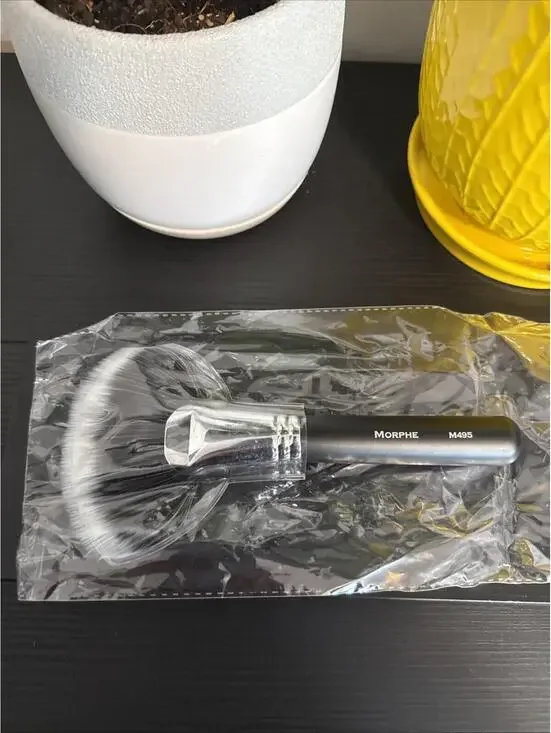 Morphe M495 Duo Deluxe Fan Brush New