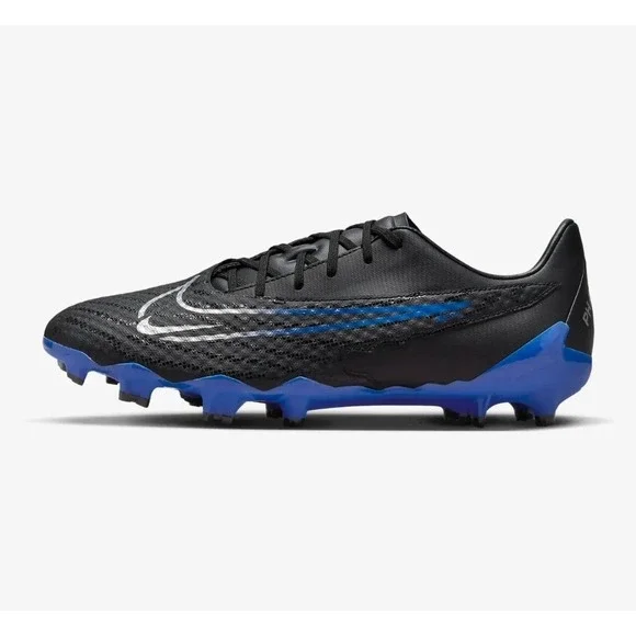 Nike Phantom GX Club FG/MG‎ Soccer Cleats Black Royal DD9473-040 Size 7.5