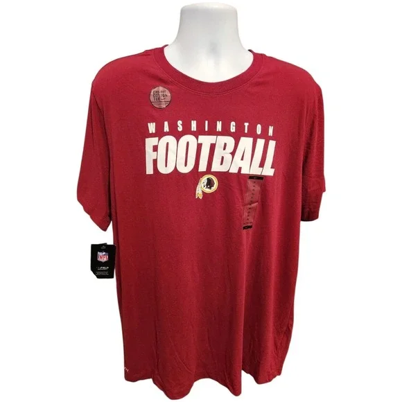 Nike Washington Redskins‎ NFL On-Field Dri-FIT T-Shirt Mens XL Burgundy NKCG-67P