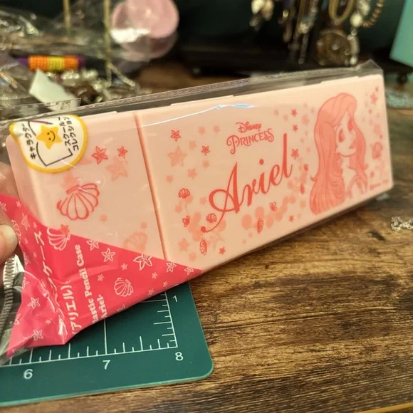 💍 2 for 12 💍 NEW Disney Pink Ariel Pencil Case