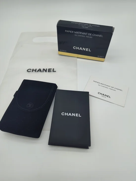 CHANEL Papier Matifiant Oil Control Tissues Japan Import Complete Set NWT RARE