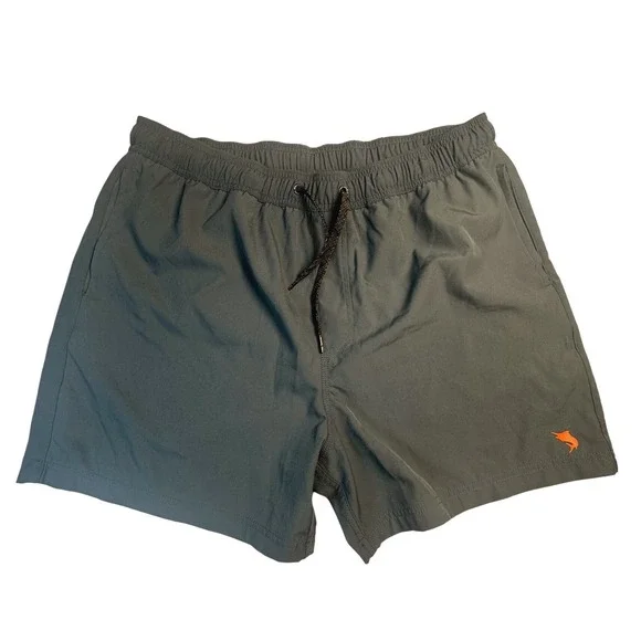 Salt Life Mens Gray Board Shorts Swim Trunks Marlin Logo XXL SLM4105