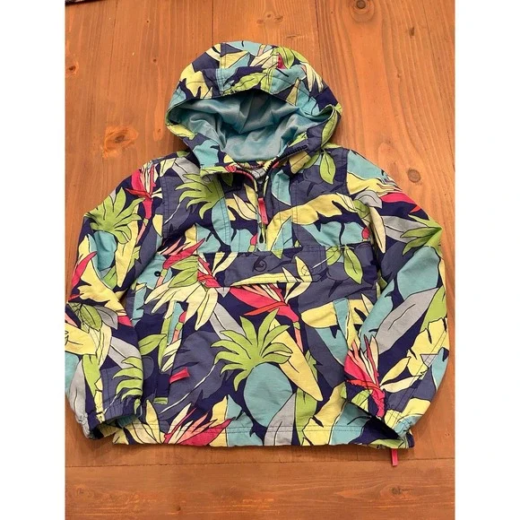 Cc25 Vineyard Vines La Palmerie Island‎ Anorak rain jacket sz 6 boys kids