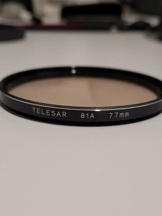 Telesar 81A 77MM Lens warm tint