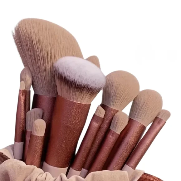 Professional Makeup Brush Set- Chocolate Brown