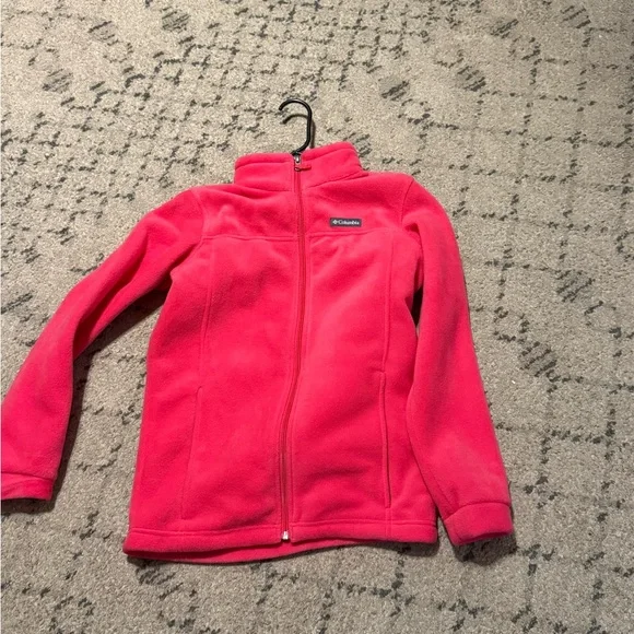 Columbia Vibrant Red Fleece Jacket