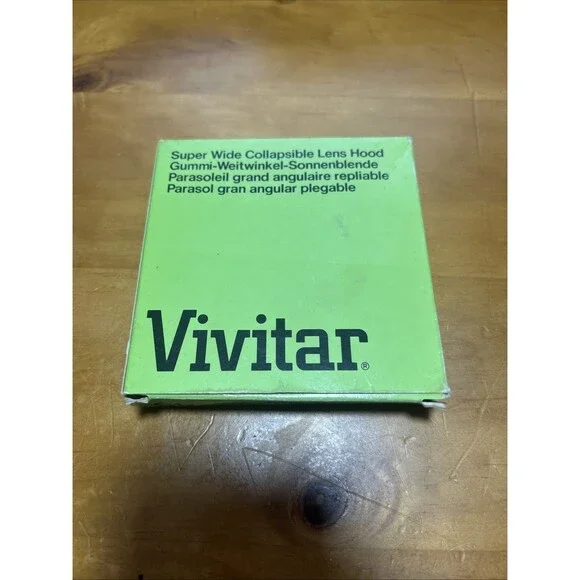Vivitar super wide angle collapsible lens hood. 49mm thread. New