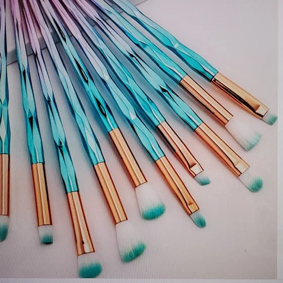 Brush Set Fiber Eye Makeup 10pcs