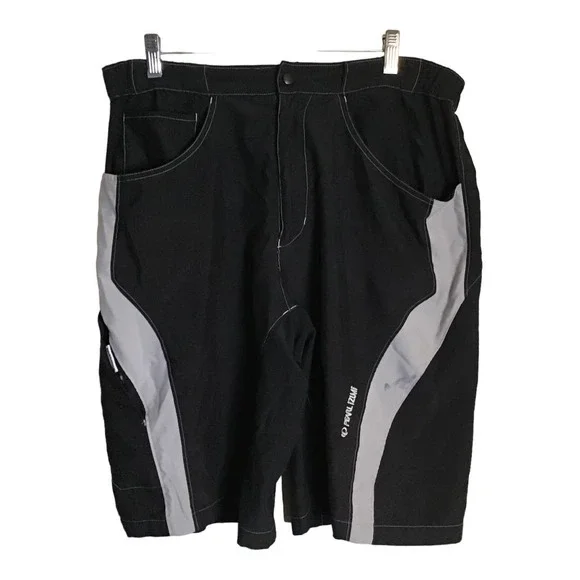 Pearl Izumi Men’s Black Board Shorts Size Large Good Condition (minor …