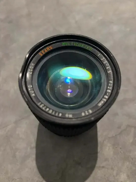 Sears Auto Zoom 28-85mm f/3.5-4.5 Multicoated Lens for Olympus OM Mount