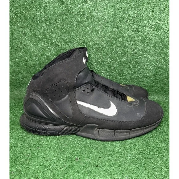 2005 Vintage Nike Air Zoom Huarache 2K5 Black Kobe Bryant Era Shoes Mens Size 15