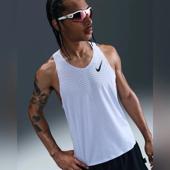 NWT Nike AeroSwift M Dri-FIT Singlet FN4231-057 Men's Size Small