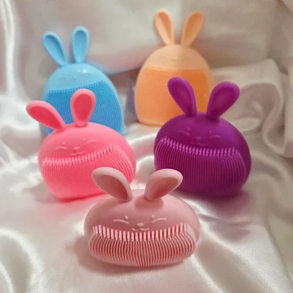 Princess Soft Silicone Face Brush Cleanser and Massager Manual Facial Cleansing