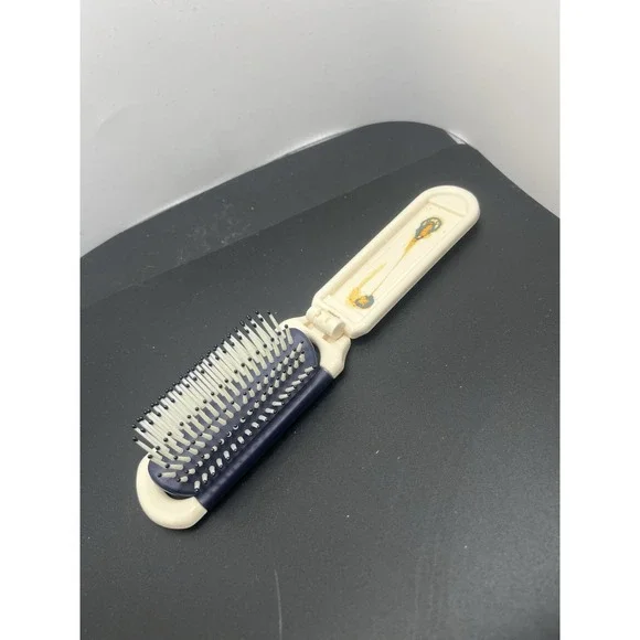 ESTEE LAUDER Foldable Hair Brush without Mirror‎ Travel Pop Up RARE VTG 80s