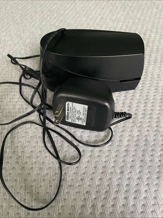 Office Depot Black Electric Stapler with Power Adapter