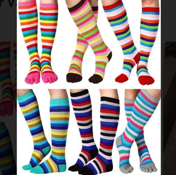 Toe Socks! Pink Toe! Bundle 3 For $15
