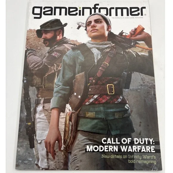 Game‎ Informer Call of Duty Modern Warfare Magazine 2019 Issue 317 Infinity Ward