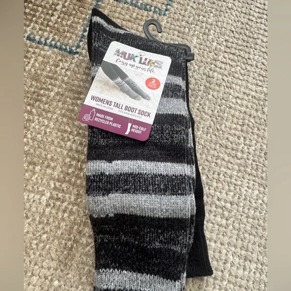 Muk Luks 2 Pack Boot Socks