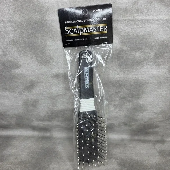 ScalpMaster # SC6203 Professional Hair Brush Vented Plastic Ball Tip Bristles
