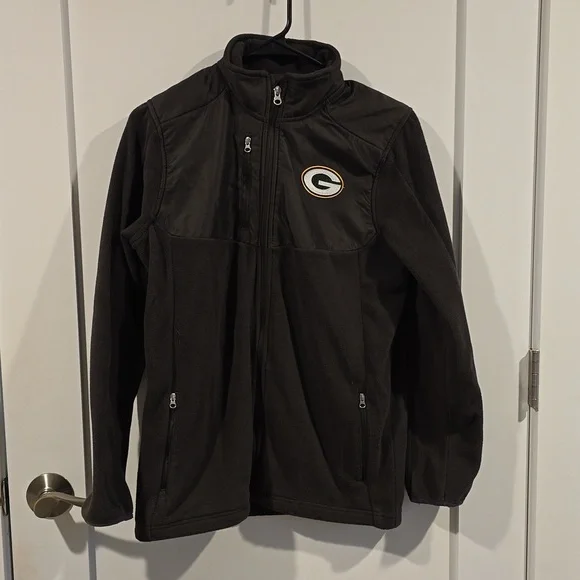 Green Bay Packer Zip Up Fleece|Youth size 14/16​