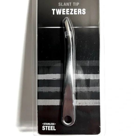 🆕 Stainless Steel Slant Tip Tweezers